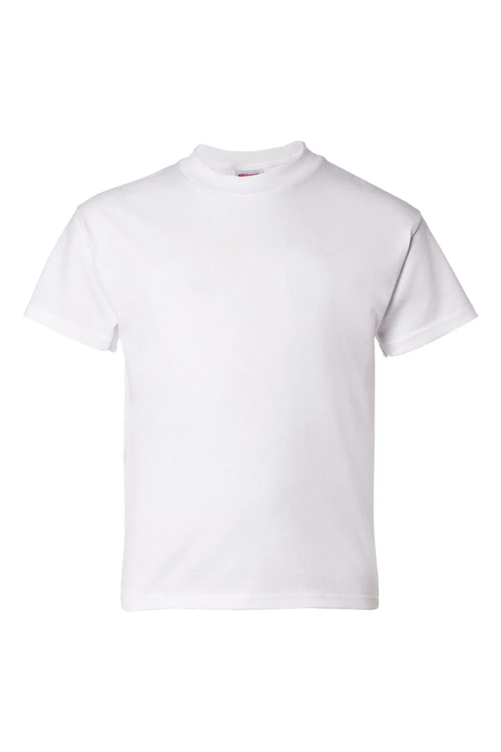 Hanes Youth ComfortSoft Short Sleeve Crewneck T-Shirt - White  Best cheap Clothing Hanes