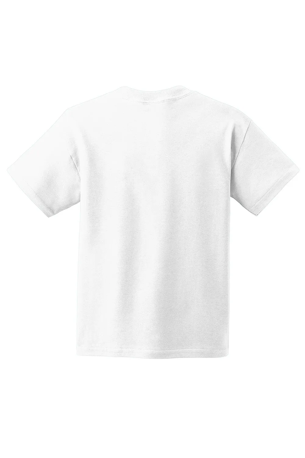 Hanes Youth ComfortSoft Short Sleeve Crewneck T-Shirt - White  Best cheap Clothing Hanes