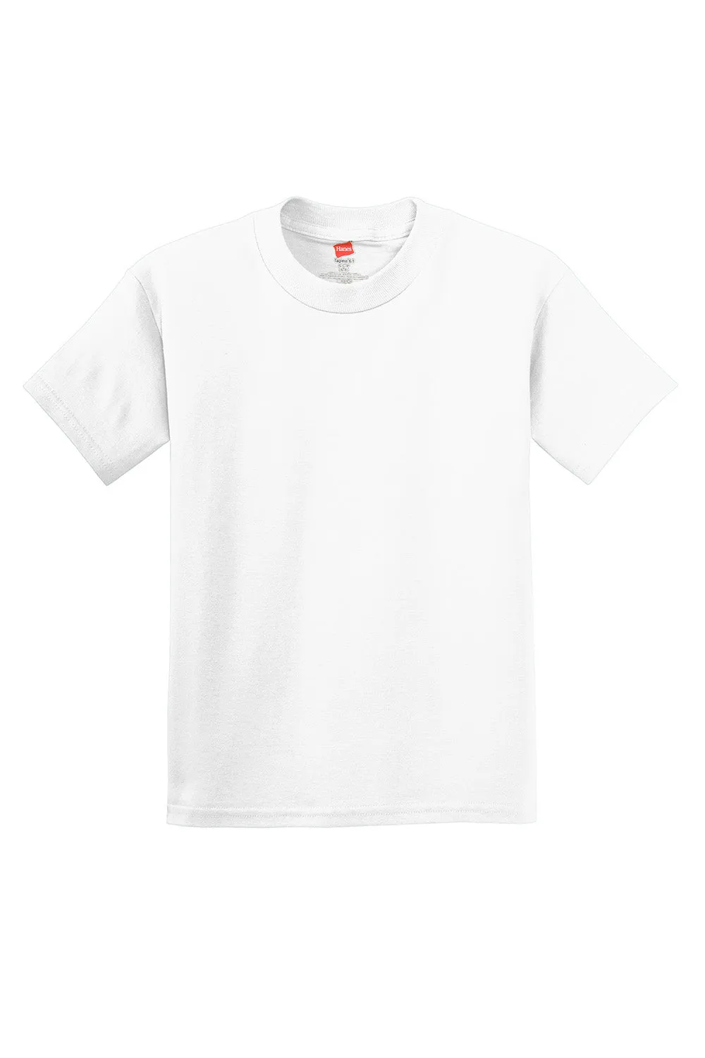 Hanes Youth ComfortSoft Short Sleeve Crewneck T-Shirt - White  Best cheap Clothing Hanes