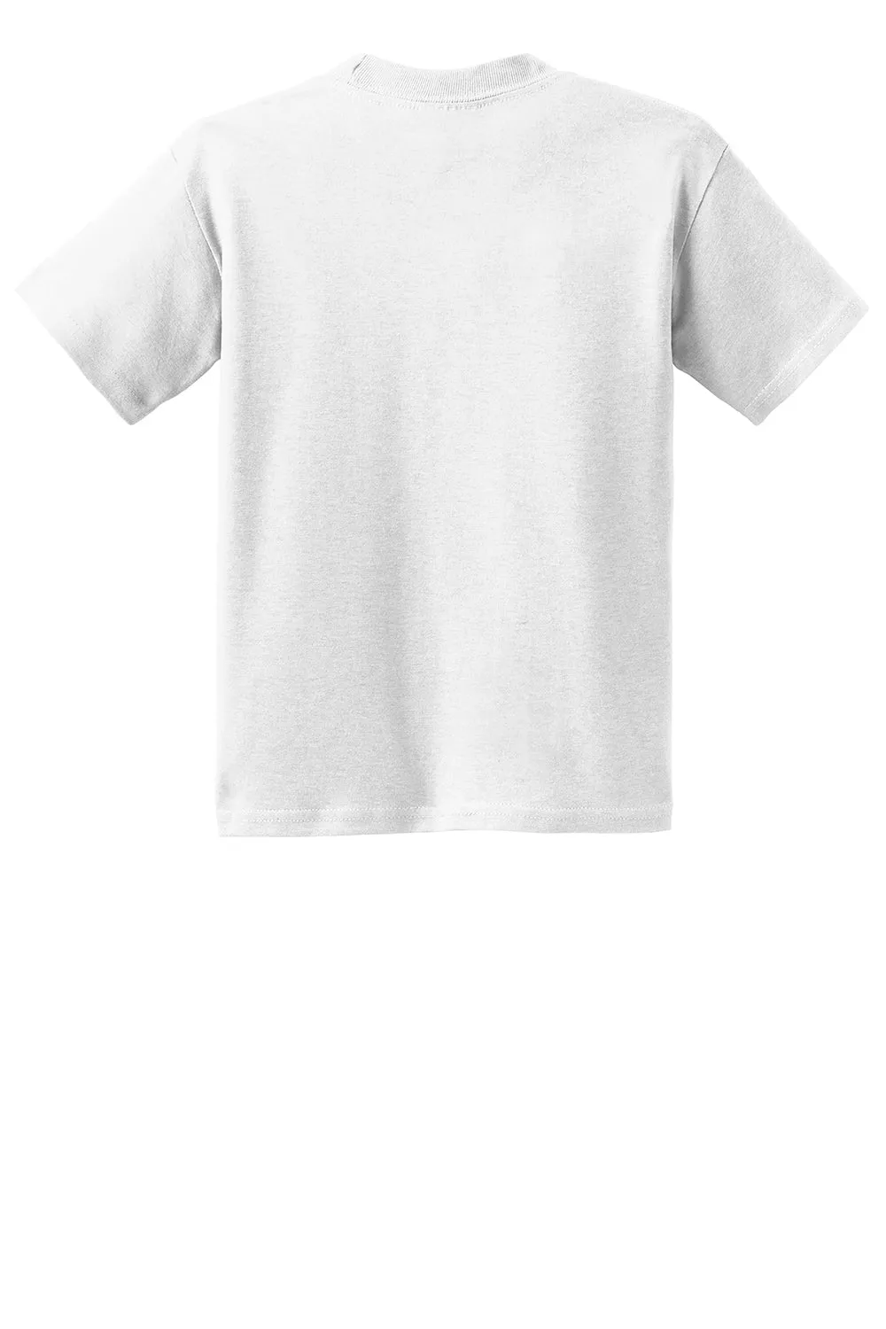 Hanes Youth EcoSmart Short Sleeve Crewneck T-Shirt - White  Best cheap Clothing Hanes