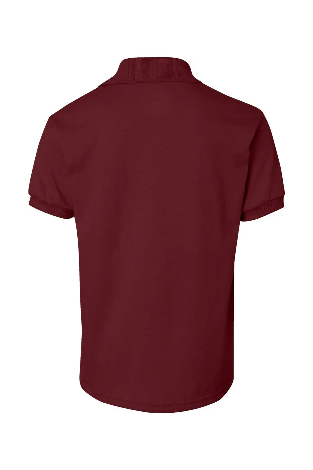 Hanes Youth EcoSmart Short Sleeve Polo Shirt - Maroon  Best cheap Clothing Hanes