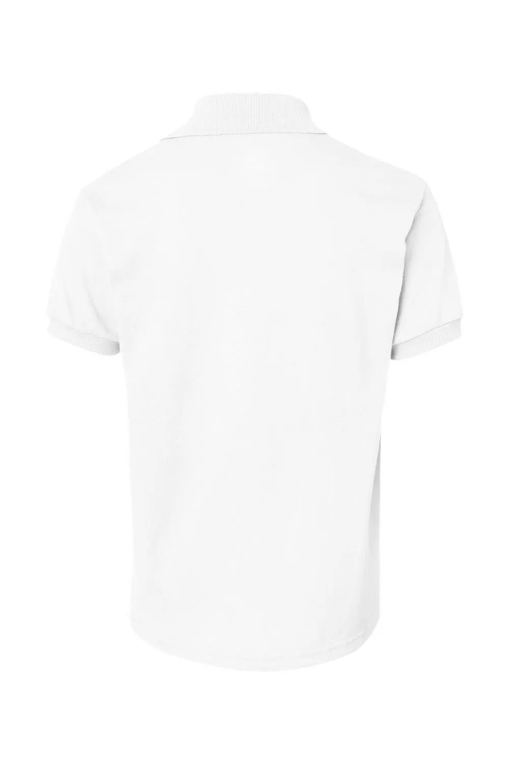 Hanes Youth EcoSmart Short Sleeve Polo Shirt - White  Best cheap Clothing Hanes
