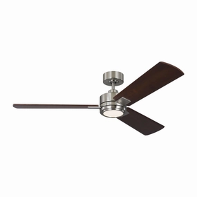 Harris 56"Ceiling Fan Brushed Steel stylish medium fans for contemporary homes