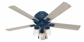 Hartland 52"Ceiling Fan Indigo Blue versatile medium fans for any space