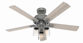 Hartland 52"Ceiling Fan Matte Silver durable fans for long-lasting performance