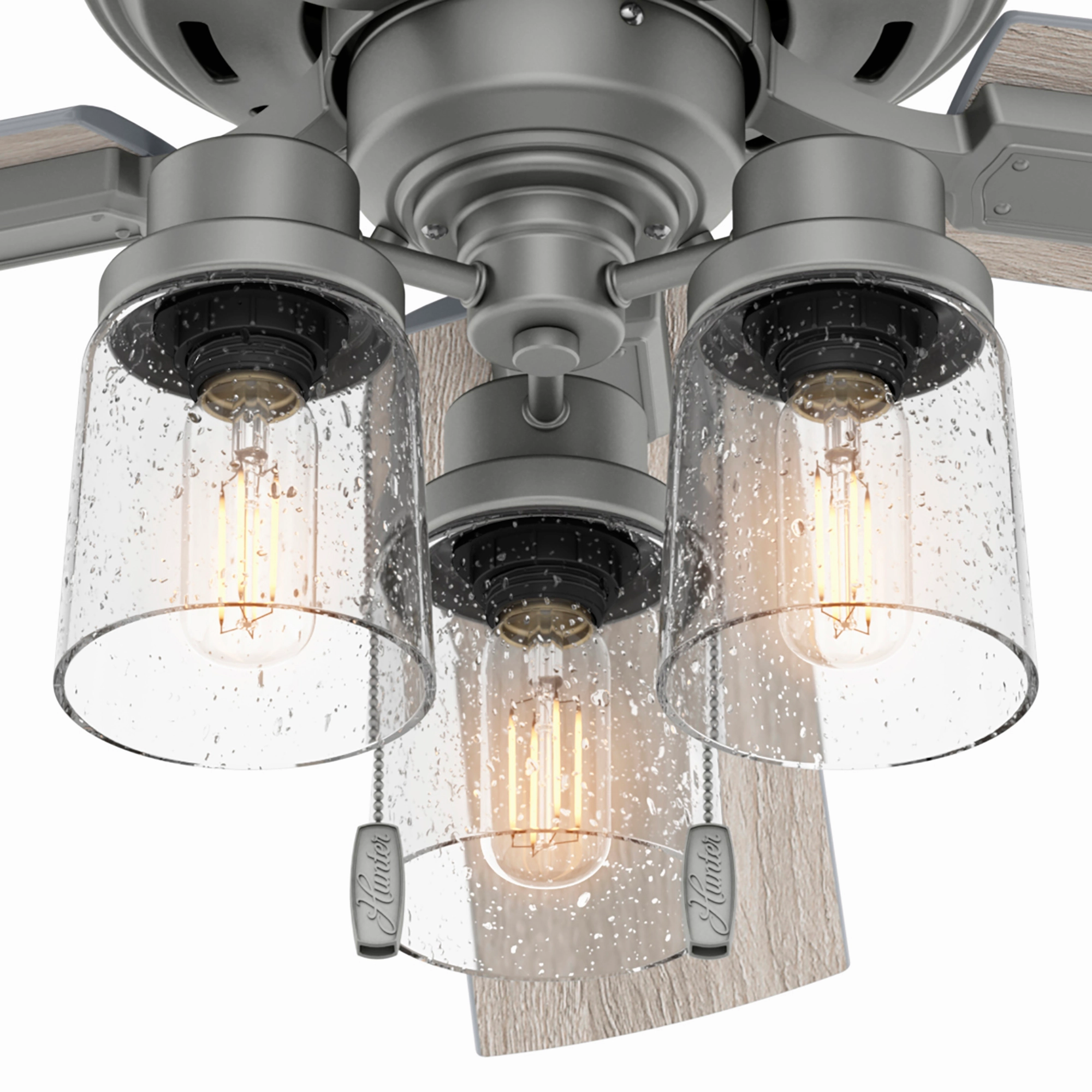 Hartland 52"Ceiling Fan Matte Silver