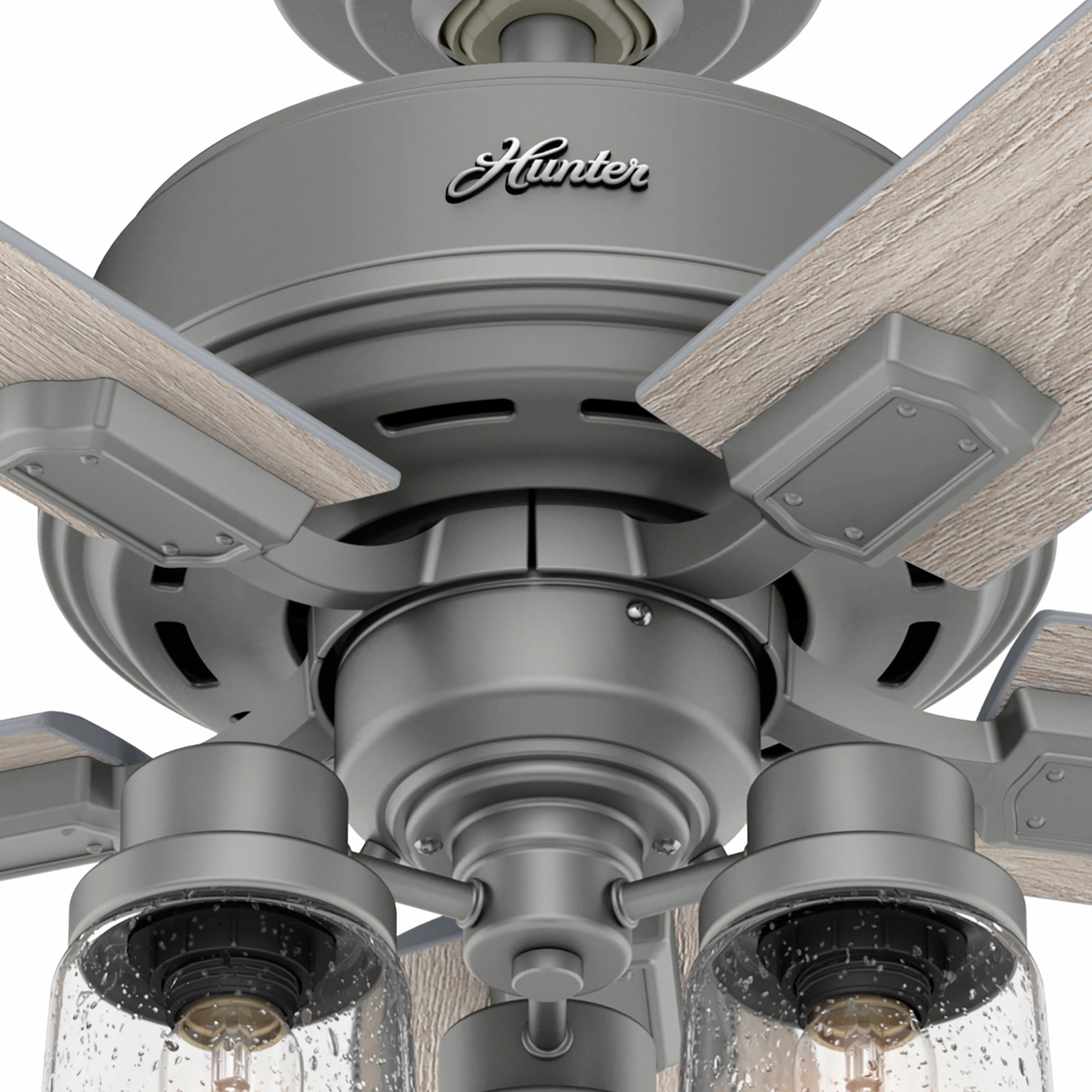 Hartland 52"Ceiling Fan Matte Silver