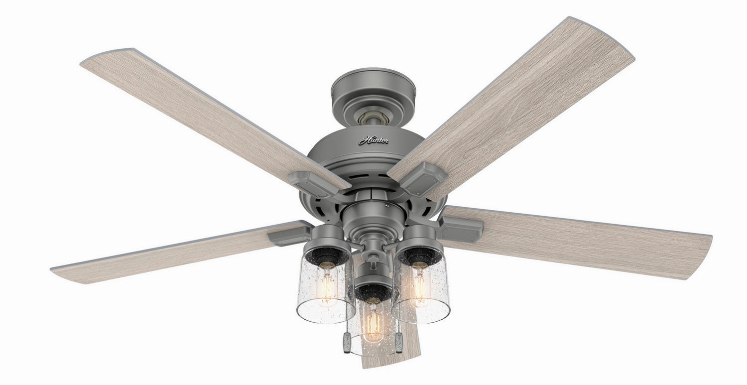 Hartland 52"Ceiling Fan Matte Silver durable fans for long-lasting performance