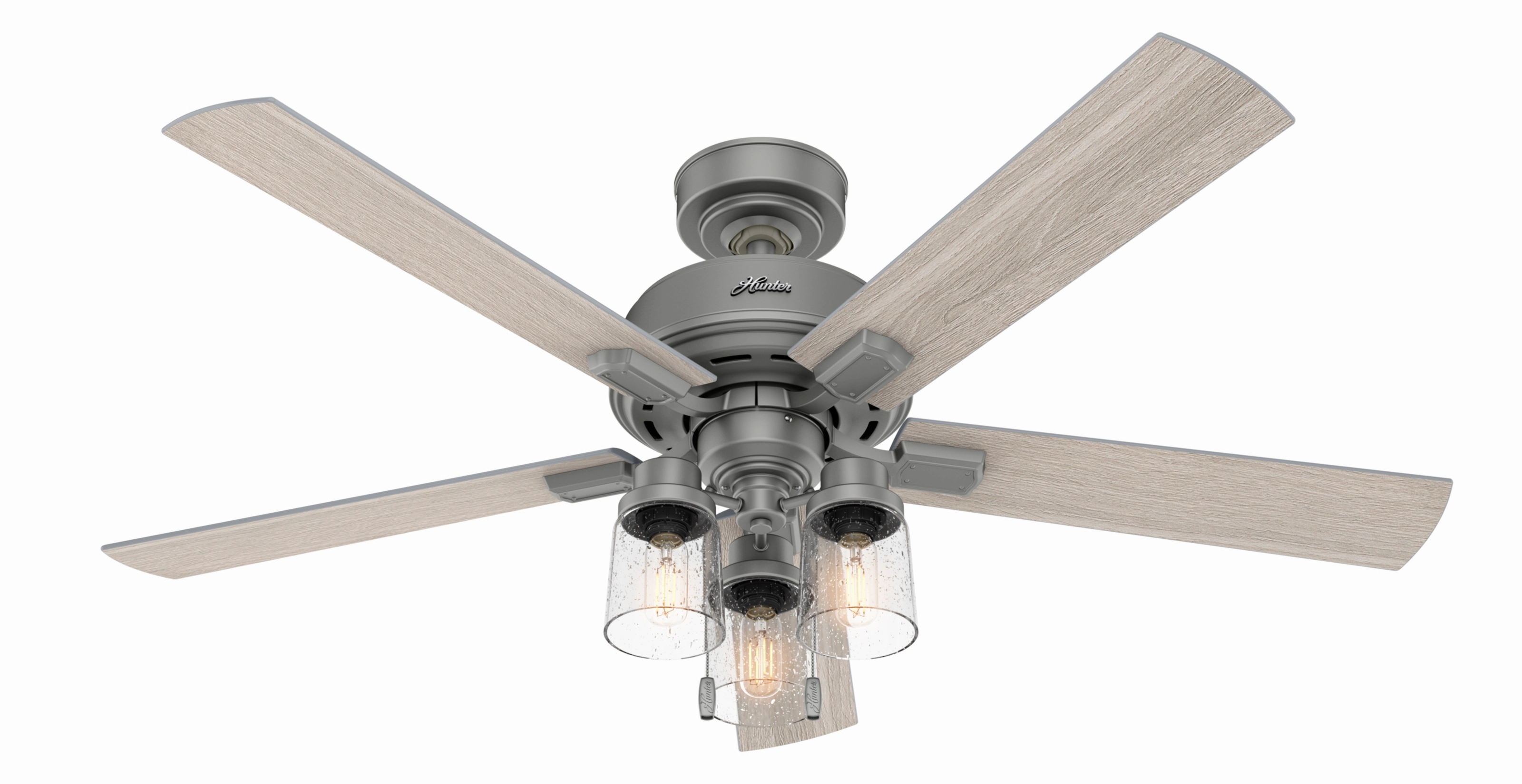 Hartland 52"Ceiling Fan Matte Silver
