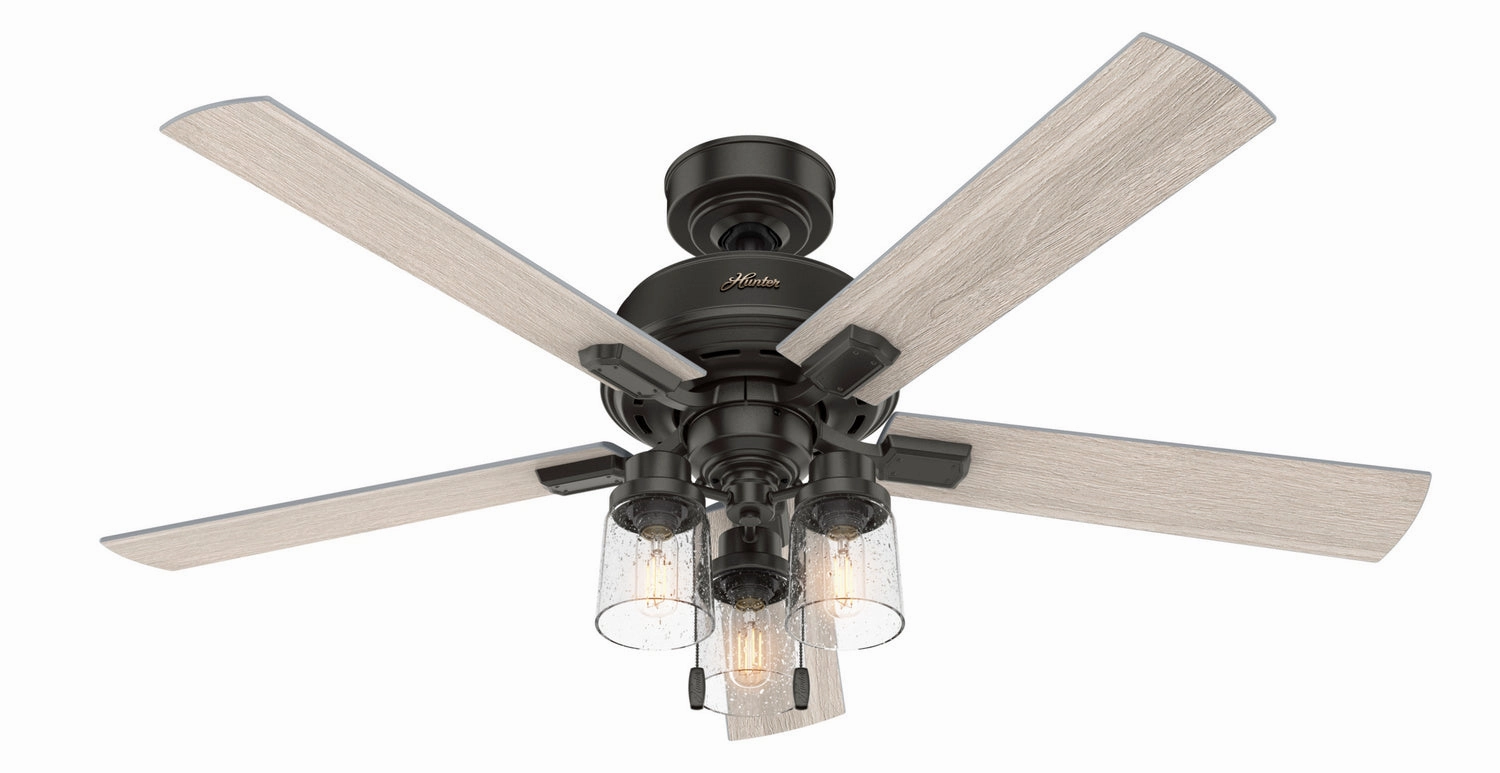 Hartland 52"Ceiling Fan Noble Bronze medium size fans for home ventilation
