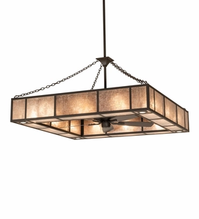 Hausman 16 Light Chandel-Air modern electric fans for minimalist decor