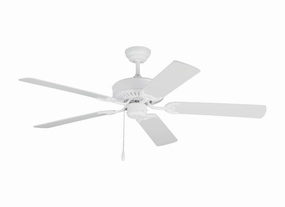 Haven 52 52``Ceiling Fan Matte White lightweight fans for moving around easily