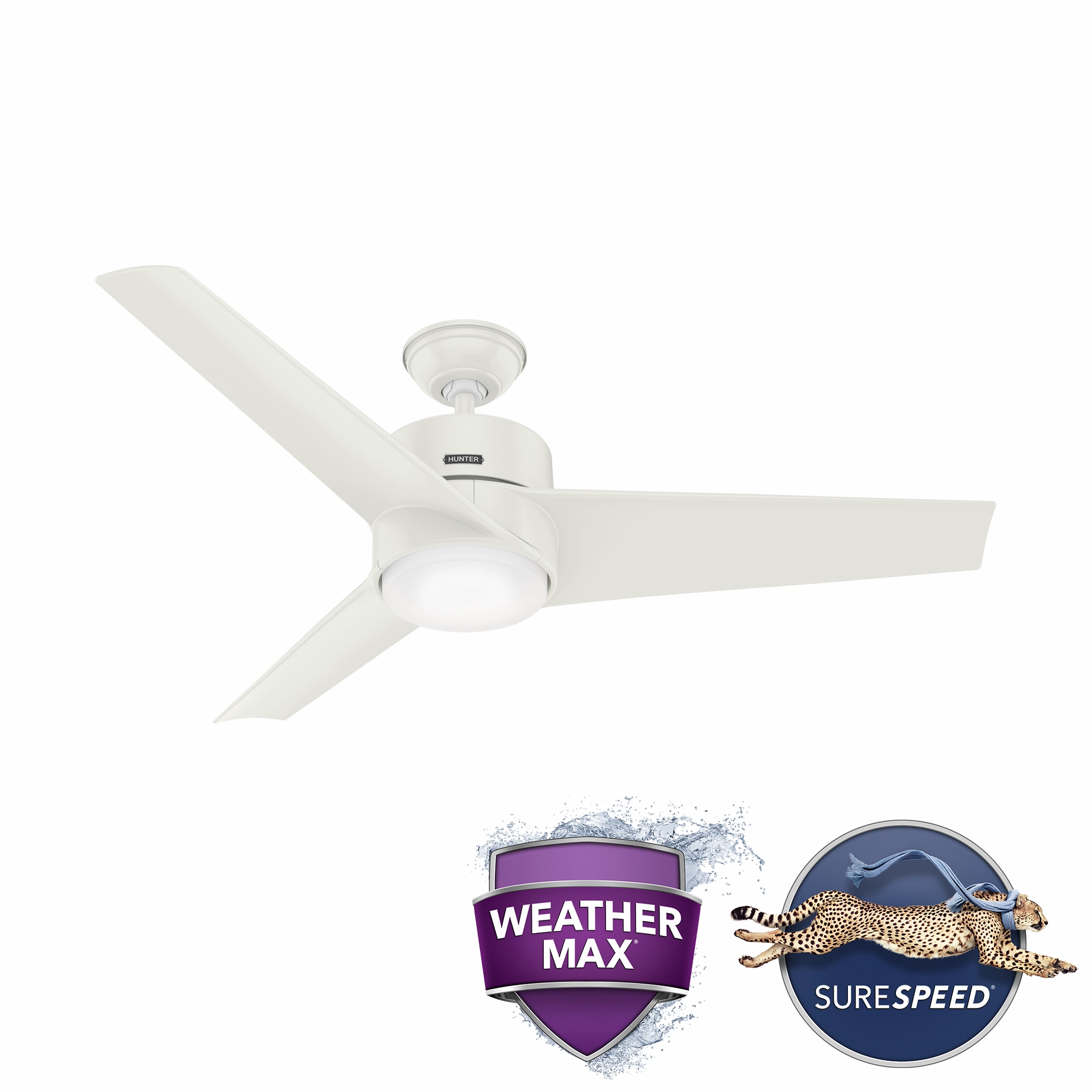Havoc 54"Ceiling Fan Fresh White