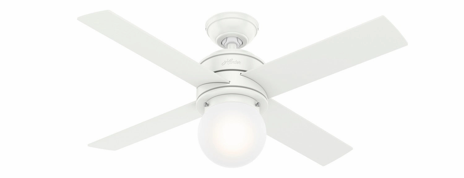 Hepburn 44"Ceiling Fan Matte White portable small fans for everyday use