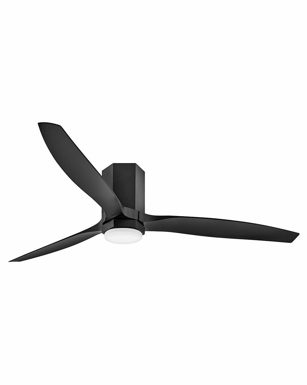 Hinkley Fan Facet Smart Flushmount Indoor/Outdoor DC 16W LED Ceiling Fan with Hiro Control