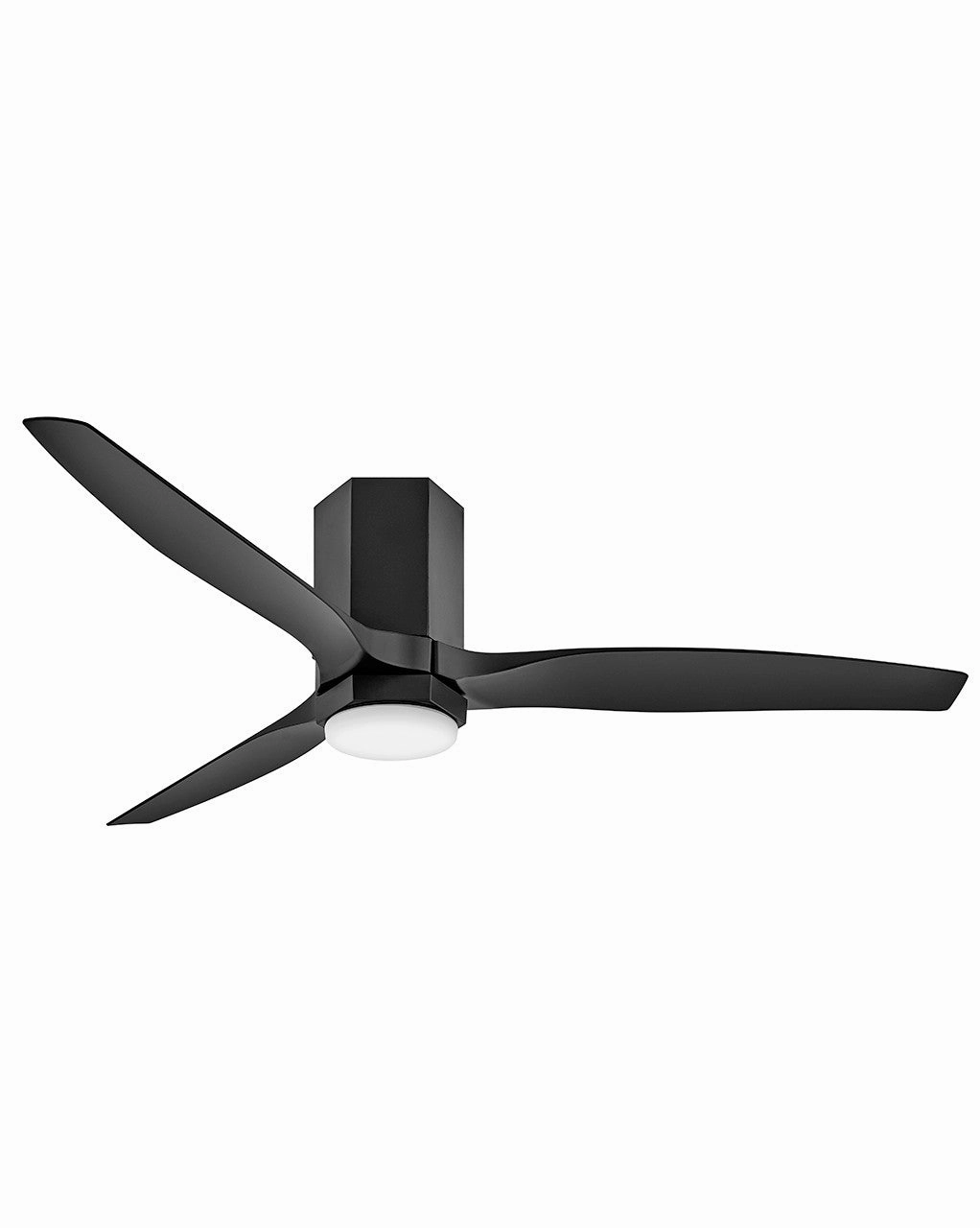 Hinkley Fan Facet Smart Flushmount Indoor/Outdoor DC 16W LED Ceiling Fan with Hiro Control