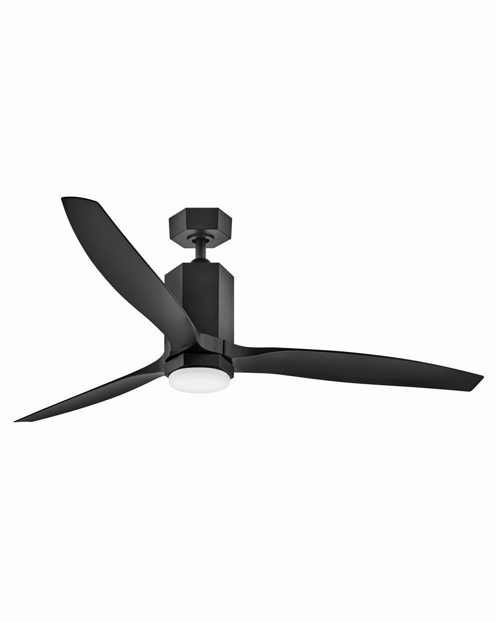 Hinkley Fan Facet Smart Outdoor Dual Mount Ceiling Fan with LED and Hiro Control