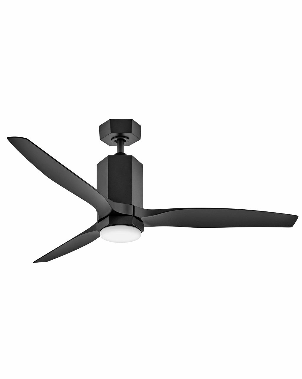 Hinkley Fan Facet Smart Outdoor Dual Mount Ceiling Fan with LED and Hiro Control