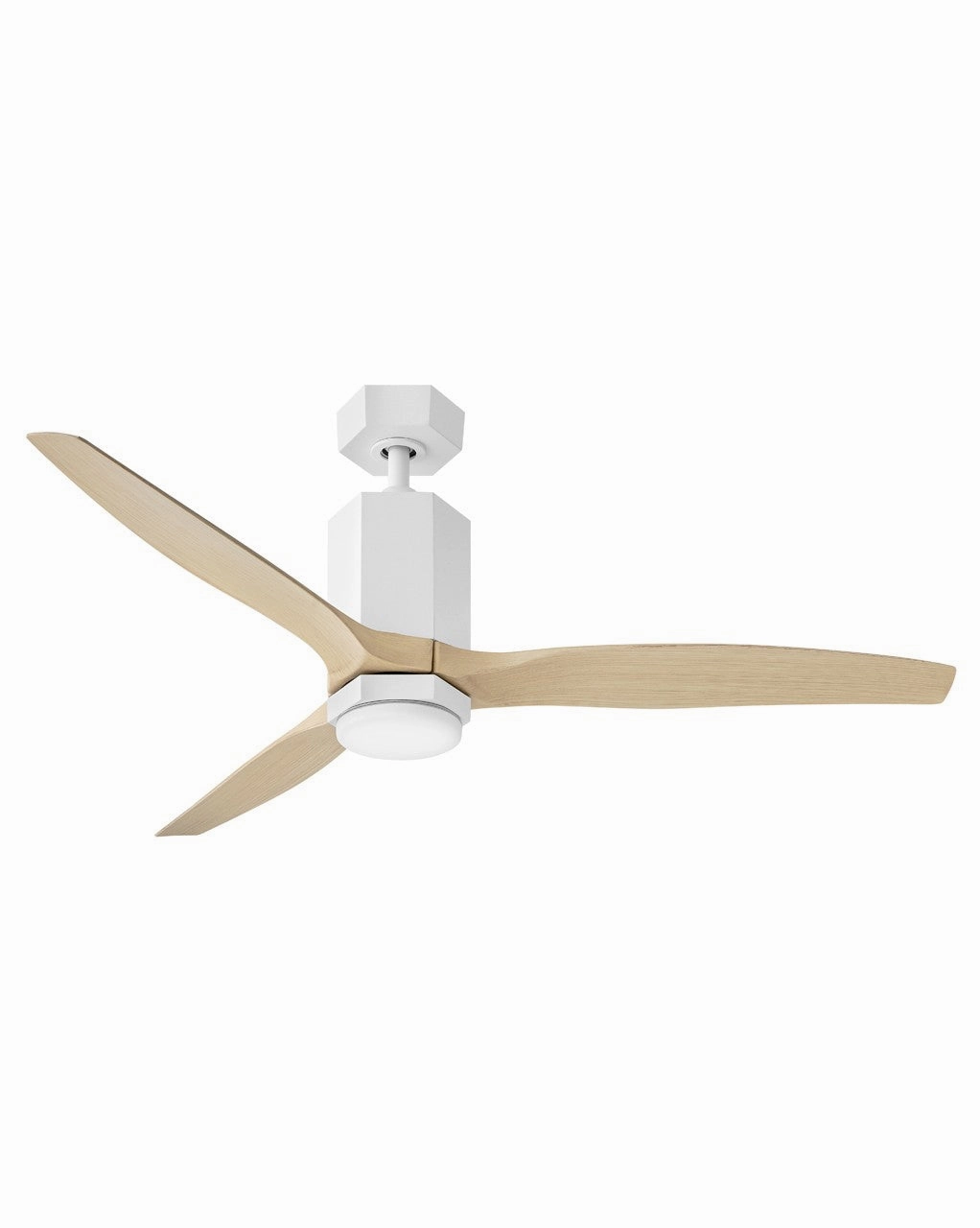 Hinkley Fan Facet Smart Outdoor Dual Mount Ceiling Fan with LED and Hiro Control