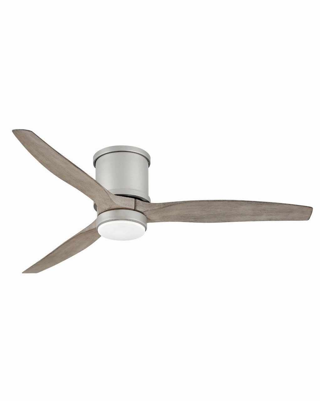 Hinkley Fan Hover Flush Smart Outdoor DC LED Ceiling Fan with Hiro Control Energy-efficient ceiling fan with remote