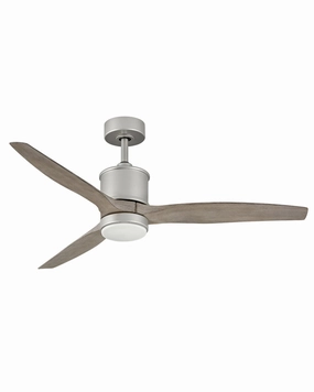 Hinkley Fan Hover Smart Outdoor DC Ceiling Fan with LED and Control Energy-efficient ceiling fan with remote