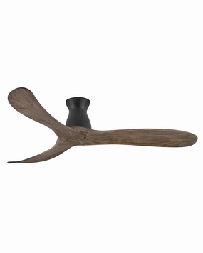 Hinkley Fan Swell Flush 60" Smart Indoor/Outdoor DC Ceiling Fan with Hiro Control Energy-efficient ceiling fan with remote