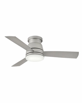 Hinkley Fan Trey Smart Outdoor DC LED Flushmount Ceiling Fan with Hiro Control automatic hand dryers for bathroom use