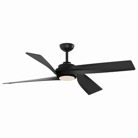 Horizon 56" Ceiling Fan Matte Black adjustable fans for targeted cooling