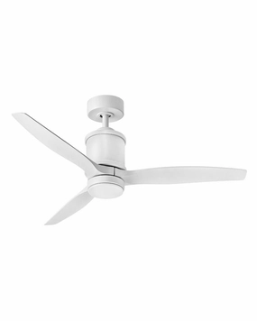 Hover 52"Ceiling Fan Matte White weatherproof fans for outdoor environments