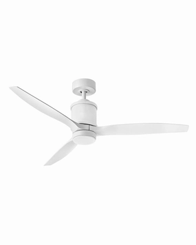 Hover 60"Ceiling Fan Matte White weatherproof fans for outdoor environments