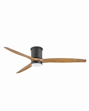 Hover Flush 60"Ceiling Fan Matte Black hugger fans for rooms with low ceilings