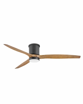 Hover Flush 60"Ceiling Fan Matte Black quiet electric fans for home use
