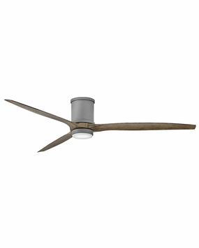 Hover Flush 72"Ceiling Fan Graphite space-saving huggers with modern style