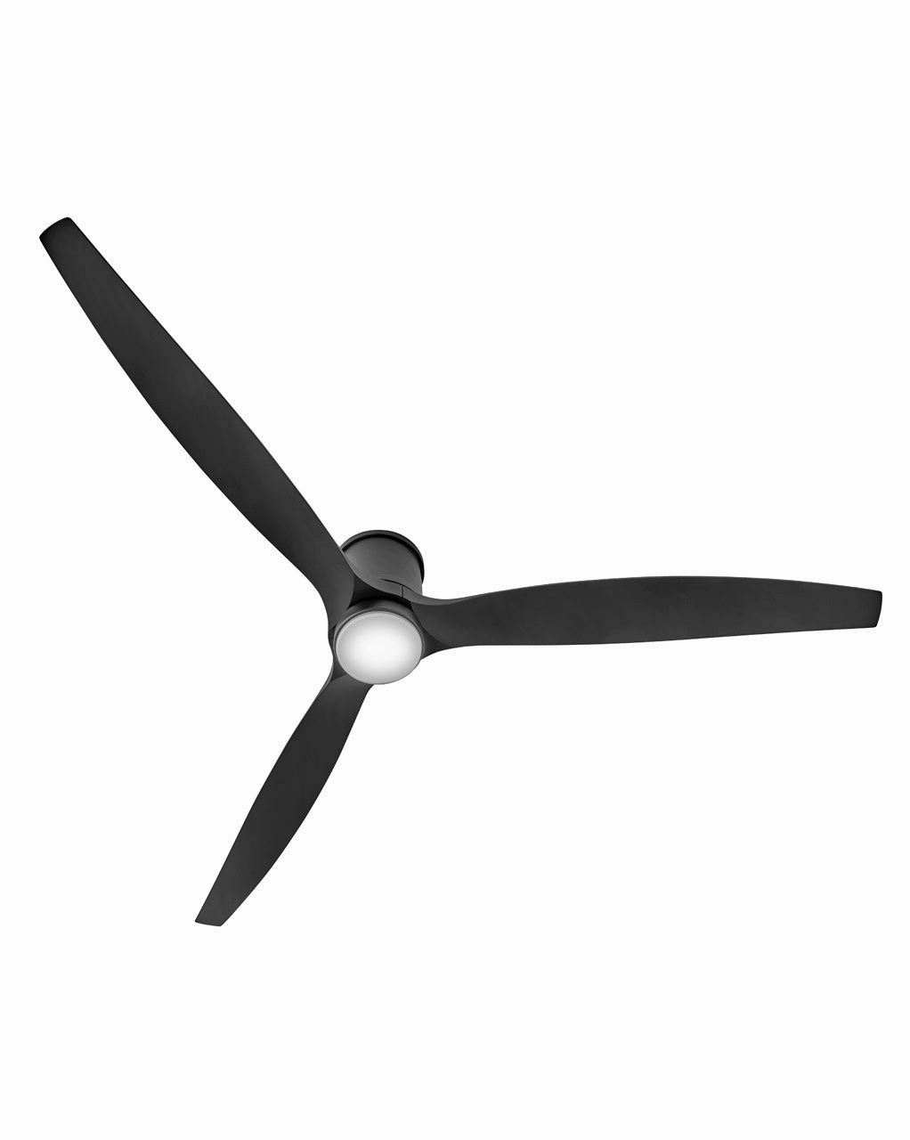 Hover Flush 72"Ceiling Fan Matte Black