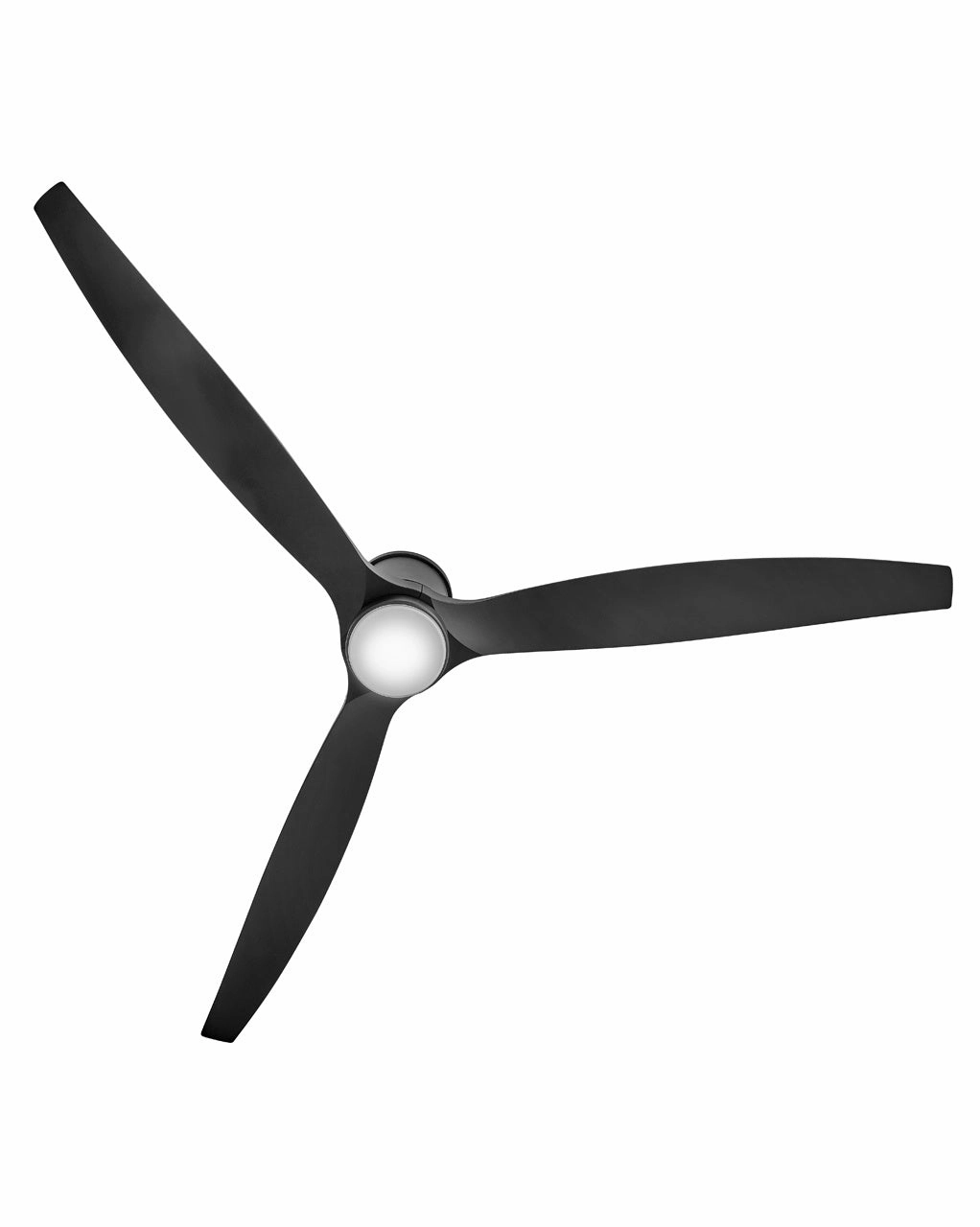 Hover Flush 72"Ceiling Fan Matte Black