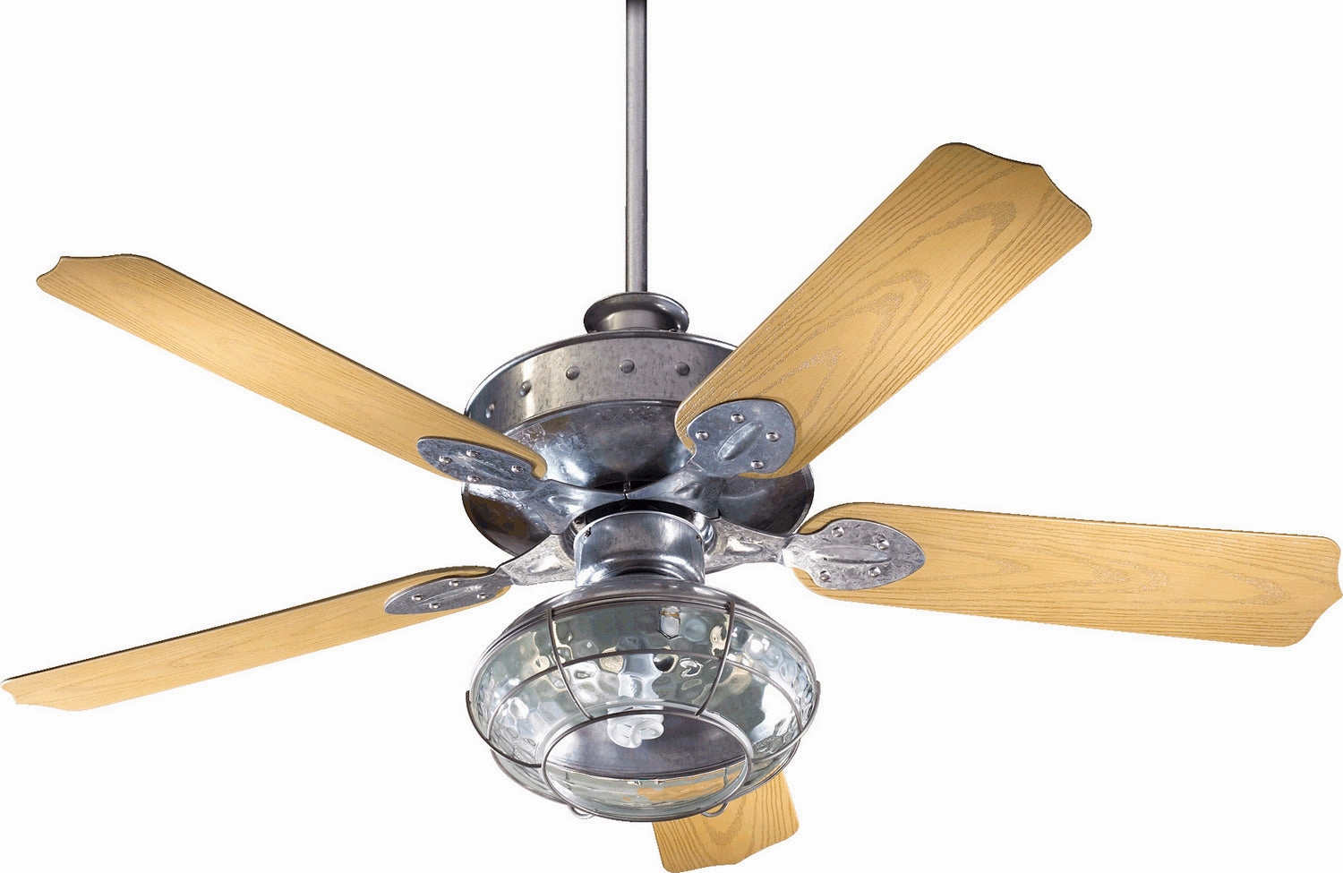 HUDSON 52"Patio Fan Galvanized