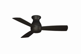 Hugh 44 44"Ceiling Fan Dark Bronze hugger fans for rooms with low ceilings