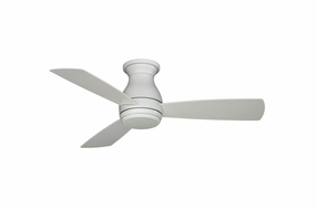 Hugh 44 44"Ceiling Fan Matte White portable small fans for everyday use