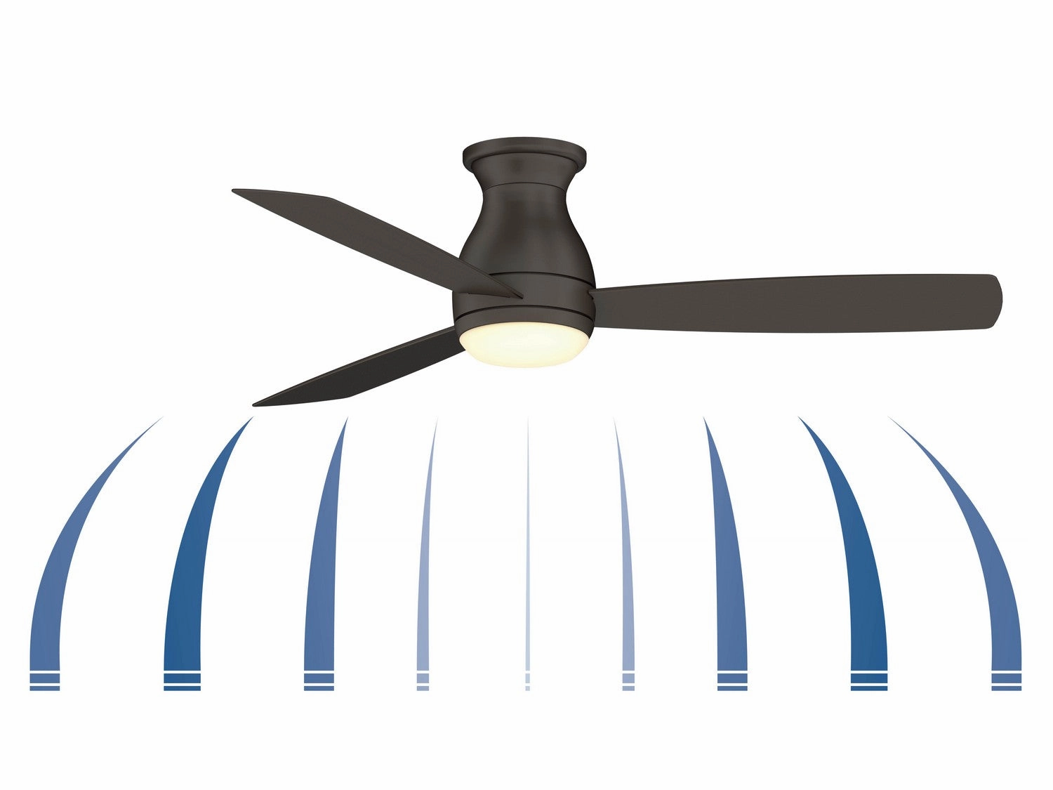 Hugh 52 52"Ceiling Fan Matte Greige