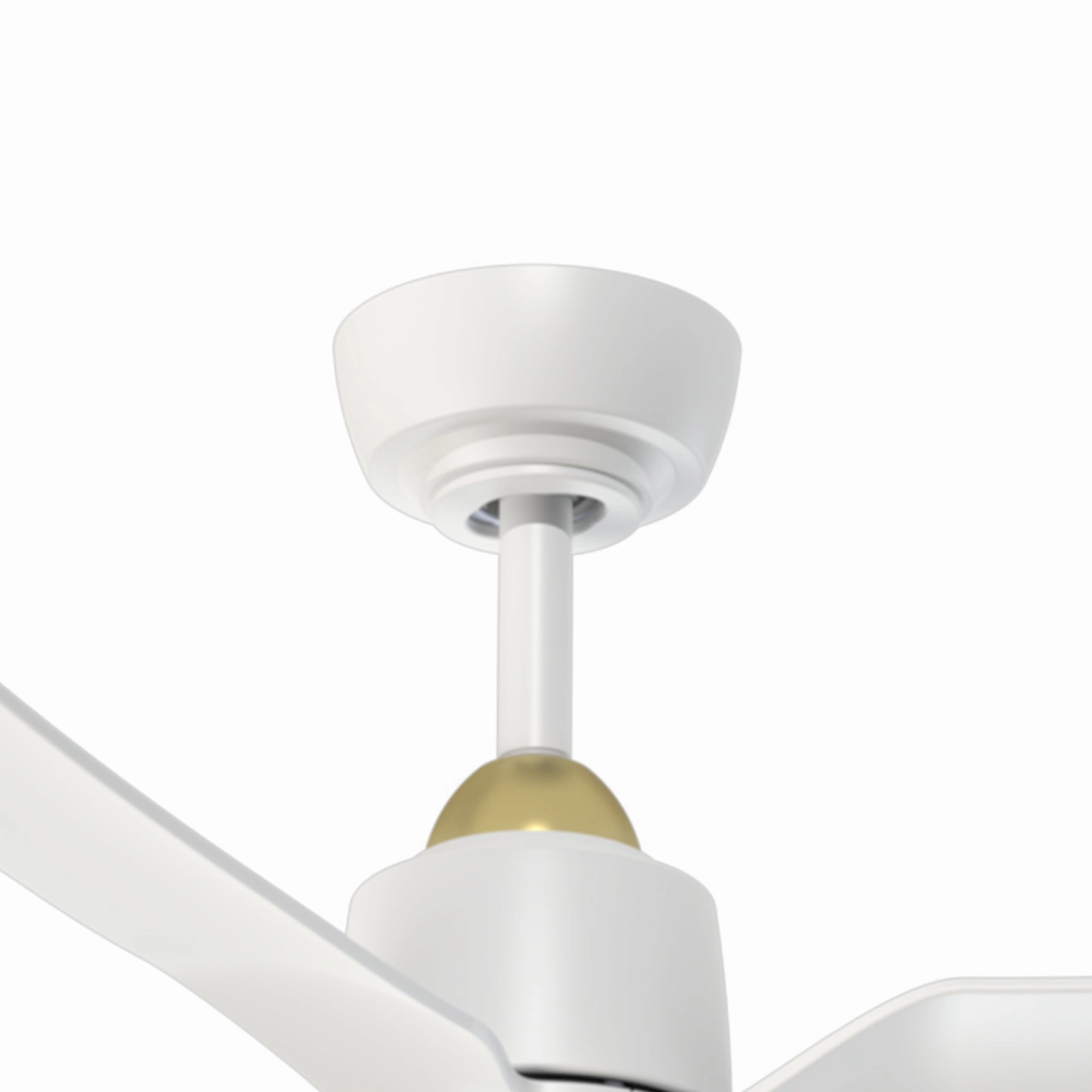 Hugo 42"Ceiling Fan Brushed Gold/Matte White