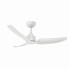 Hugo 42"Ceiling Fan White indoor electric fans with remote control
