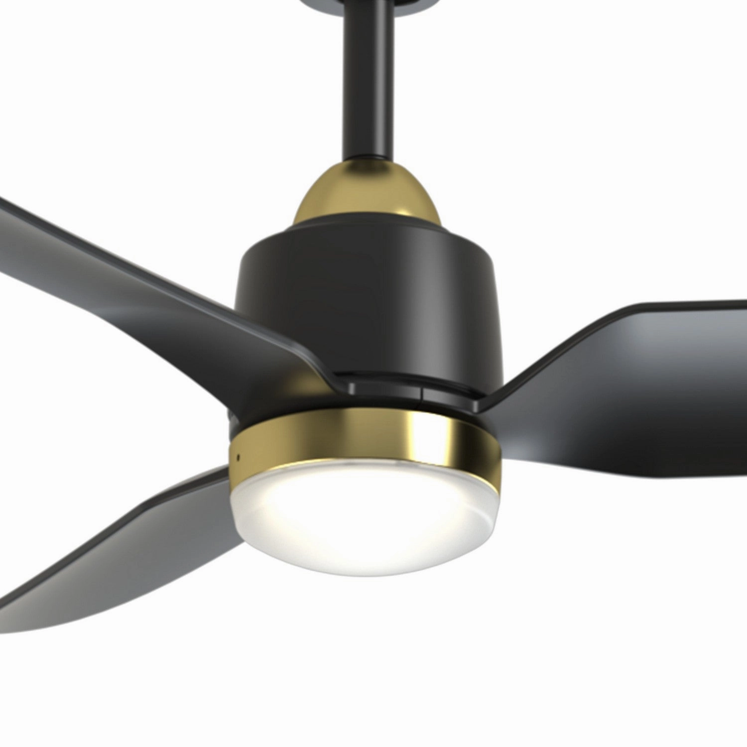 Hugo 52"Ceiling Fan Brushed Gold/Matte Black