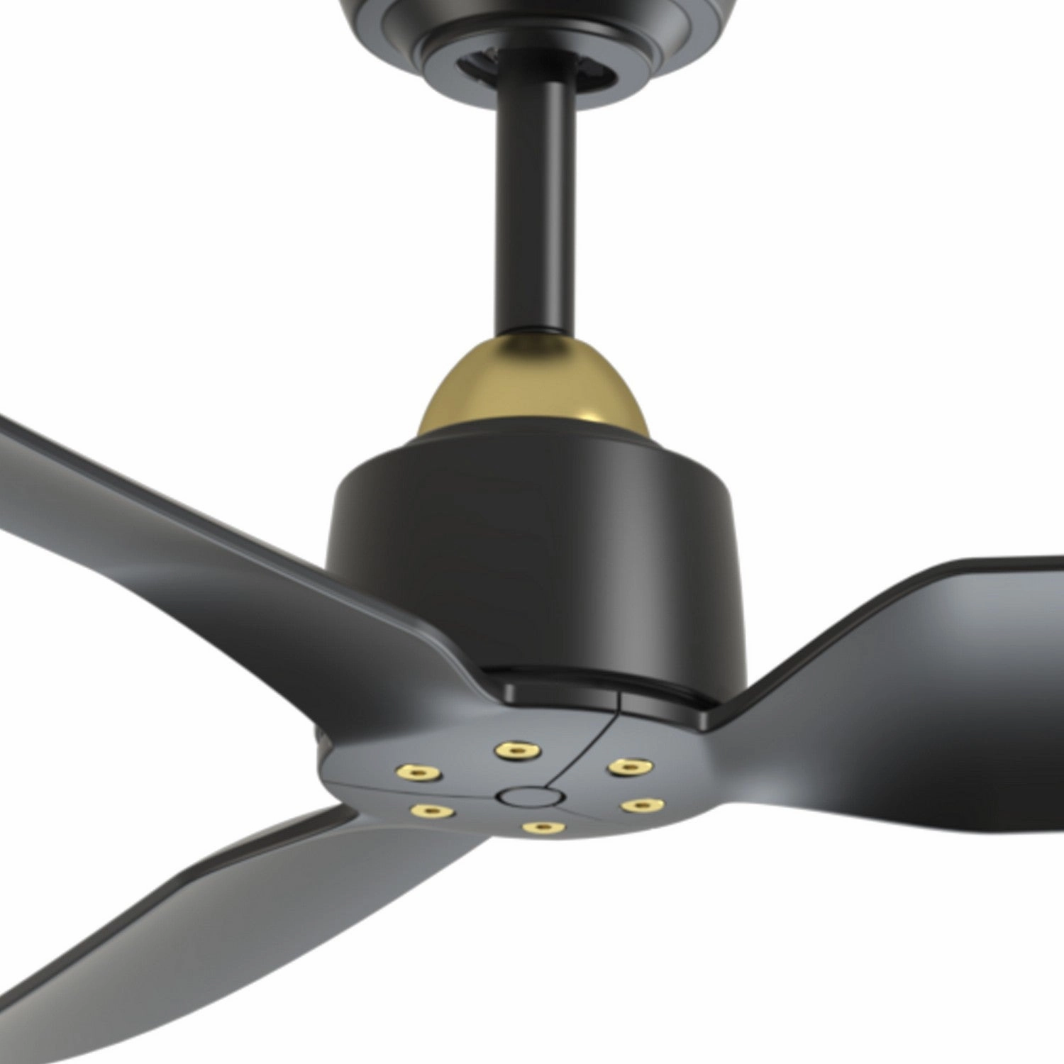 Hugo 52"Ceiling Fan Brushed Gold/Matte Black