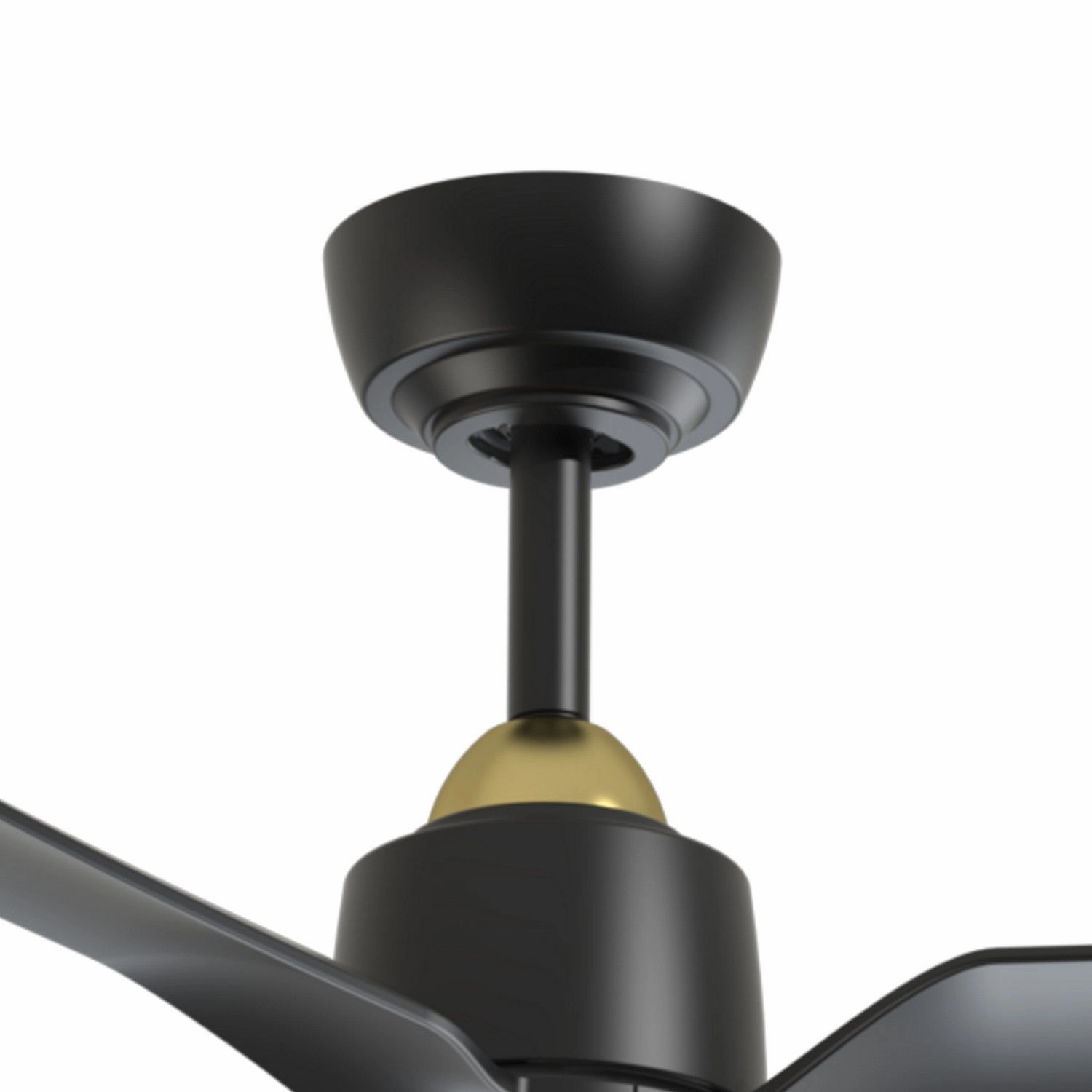 Hugo 52"Ceiling Fan Brushed Gold/Matte Black