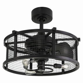 Humboldt 21"Ceiling Fan Black best small fans for home and travel