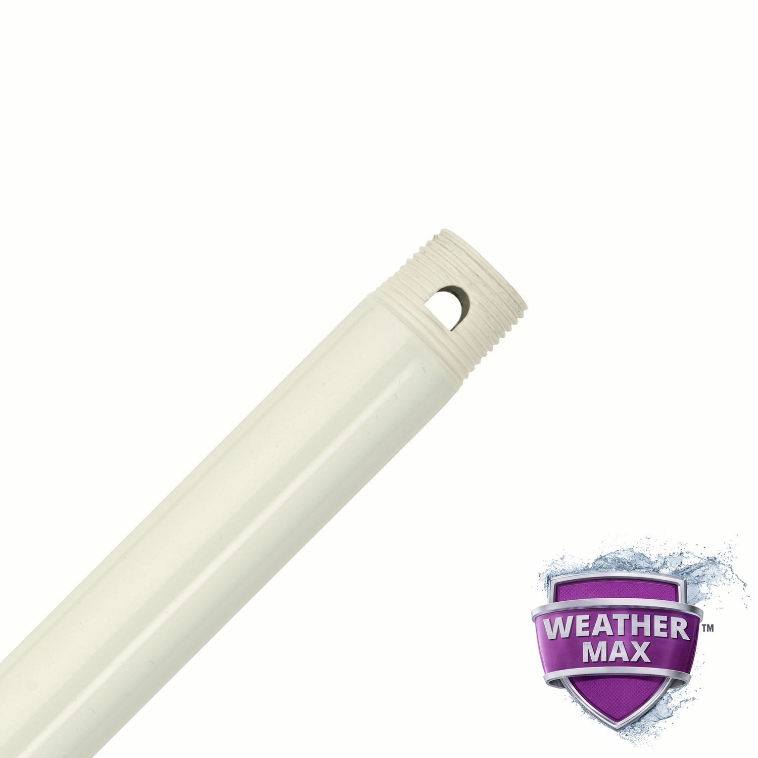 Hunter Fan 24" Downrod in Fresh White - Wet Rated outdoor fans store with multiple collections