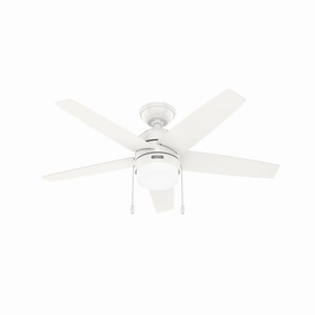 Hunter Fan Bardot Pull Chain Ceiling Fan with 14W LED adjustable indoor fans for better cooling