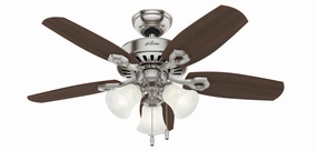 Hunter Fan Builder 42" Pull Chain Ceiling Fan 21W LED powerful indoor fans for whole-room cooling