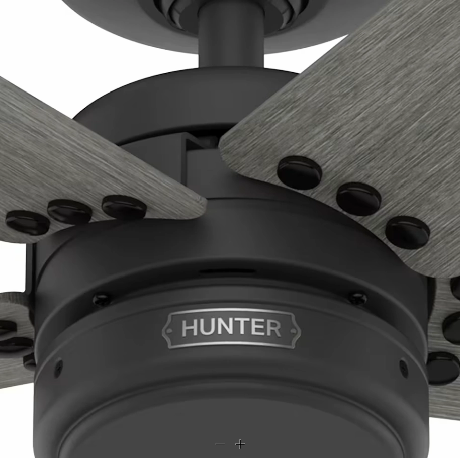 Hunter Fan Burton 52" Outdoor Ceiling Fan with Wall Control