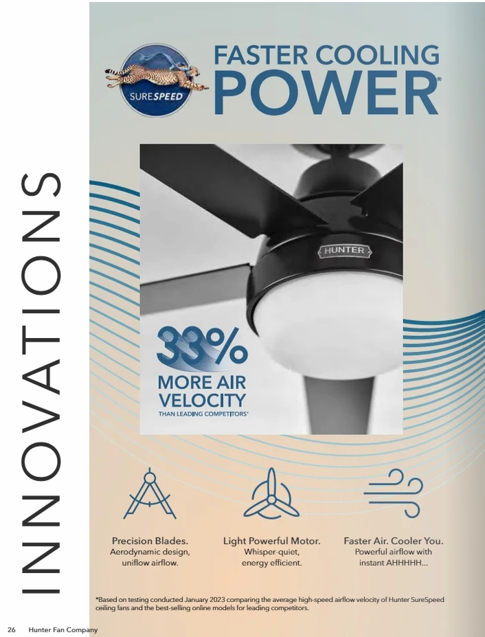 Hunter Fan Burton 52" Outdoor Ceiling Fan with Wall Control